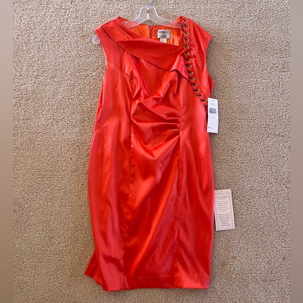 Verucci Orange Dress Size 10